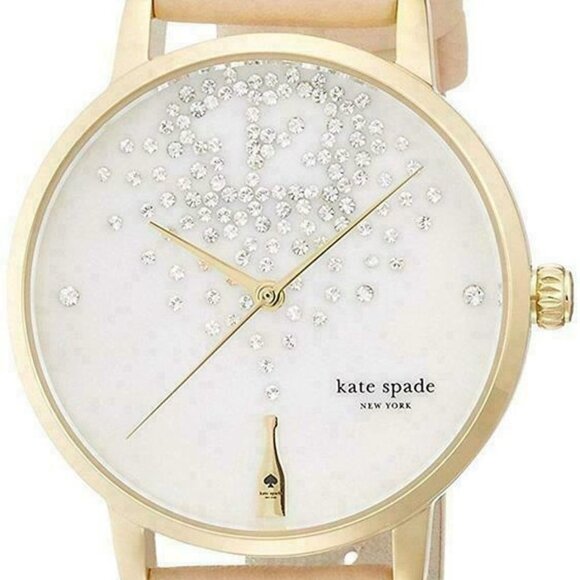 Kate Spade Metro White Champagne Watch main image 5